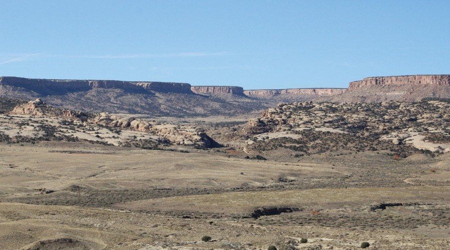 Panoramic view of a canyon